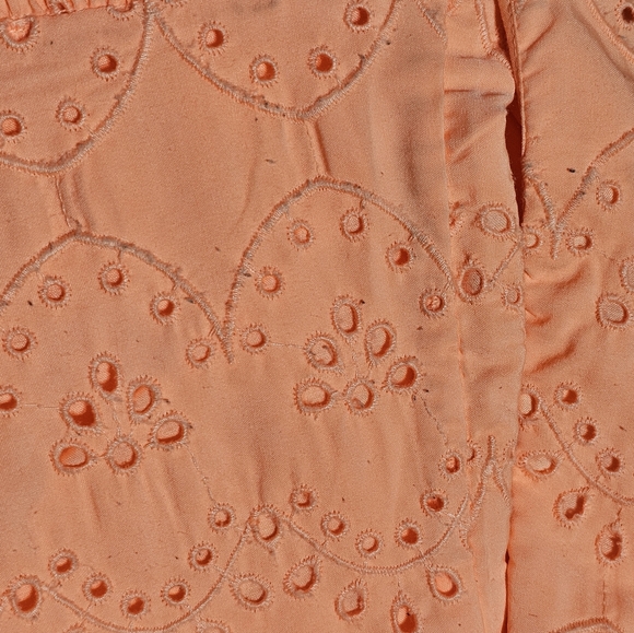 Lilly Pulitzer Keyla Eyelet Swing Dress Orange Size XL - Picture 12 of 12